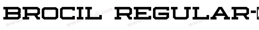 Brocil Regular字体转换 Brocil Regular字体转换